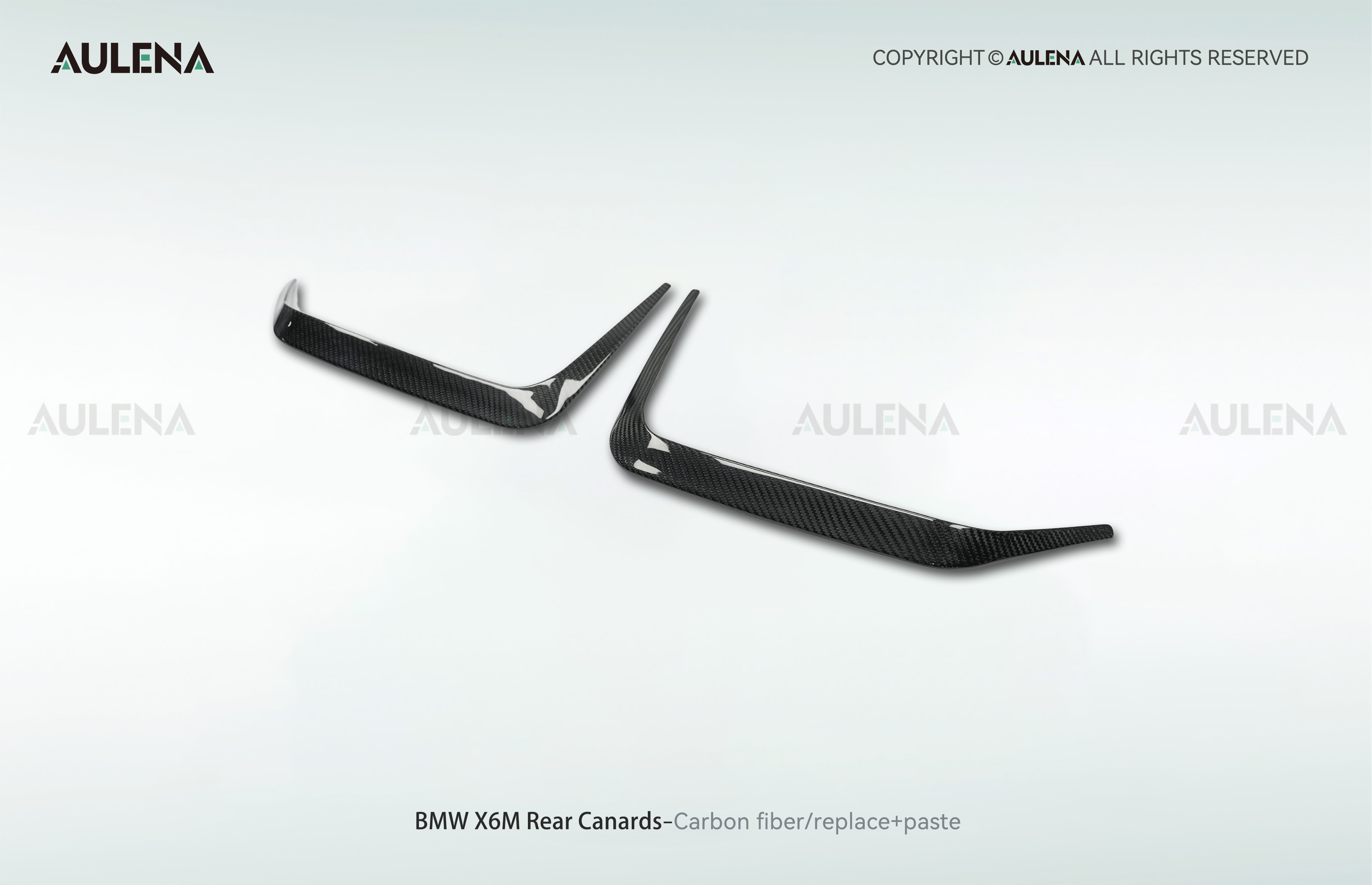 BMW X6M Aulena Design dry carbon performance Rear Canards