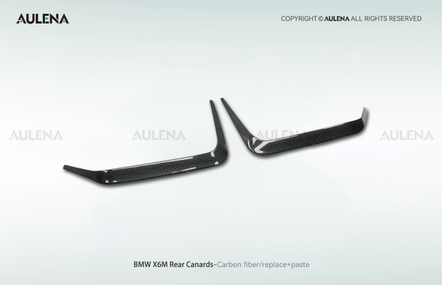 BMW X6M Aulena Design dry carbon performance Rear Canards