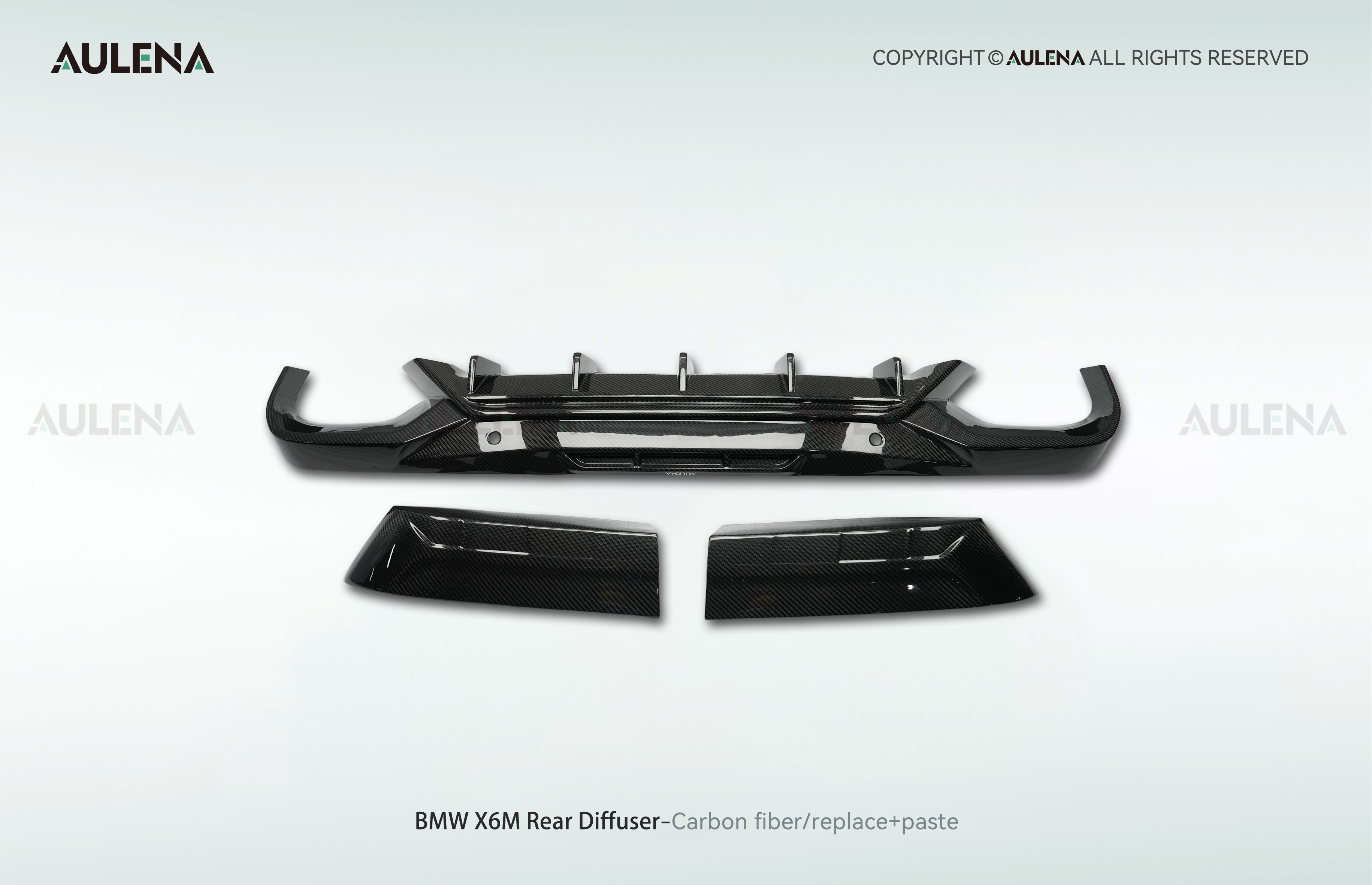 BMW X6M Aulena Design dry carbon performance Rear Diffuser
