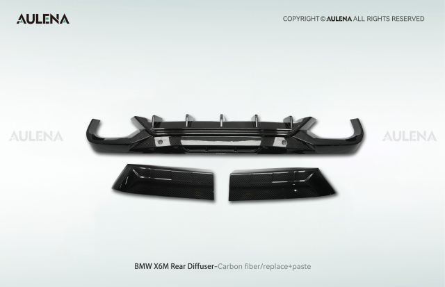 BMW X6M Aulena Design dry carbon performance Rear Diffuser