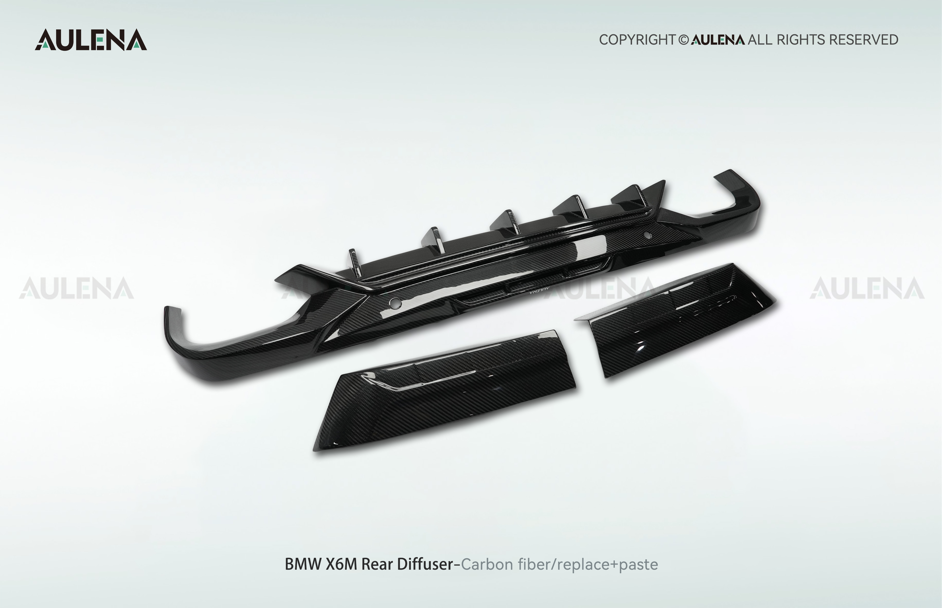 BMW X6M Aulena Design dry carbon performance Rear Diffuser