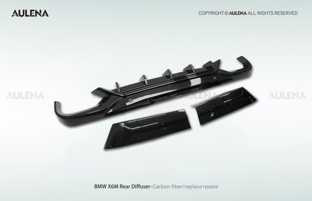 BMW X6M Aulena Design dry carbon performance Rear Diffuser