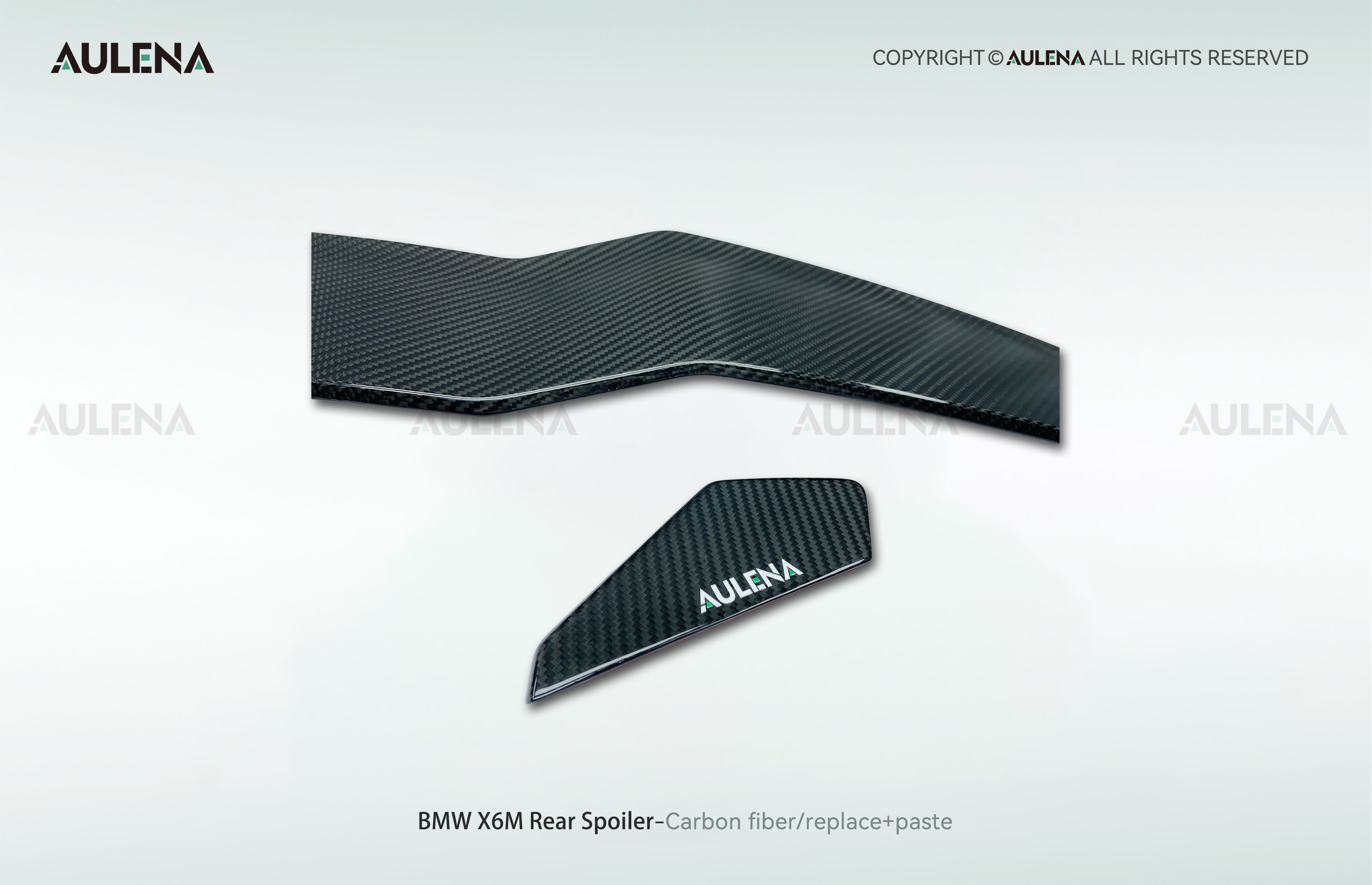 BMW X6M Aulena Design dry carbon performance Rear Spoiler