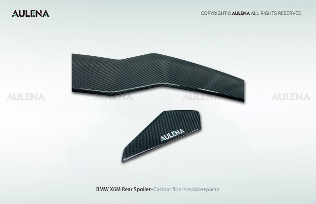 BMW X6M Aulena Design dry carbon performance Rear Spoiler