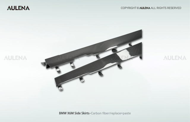 BMW X6M Aulena Design dry carbon performance Side Skirts
