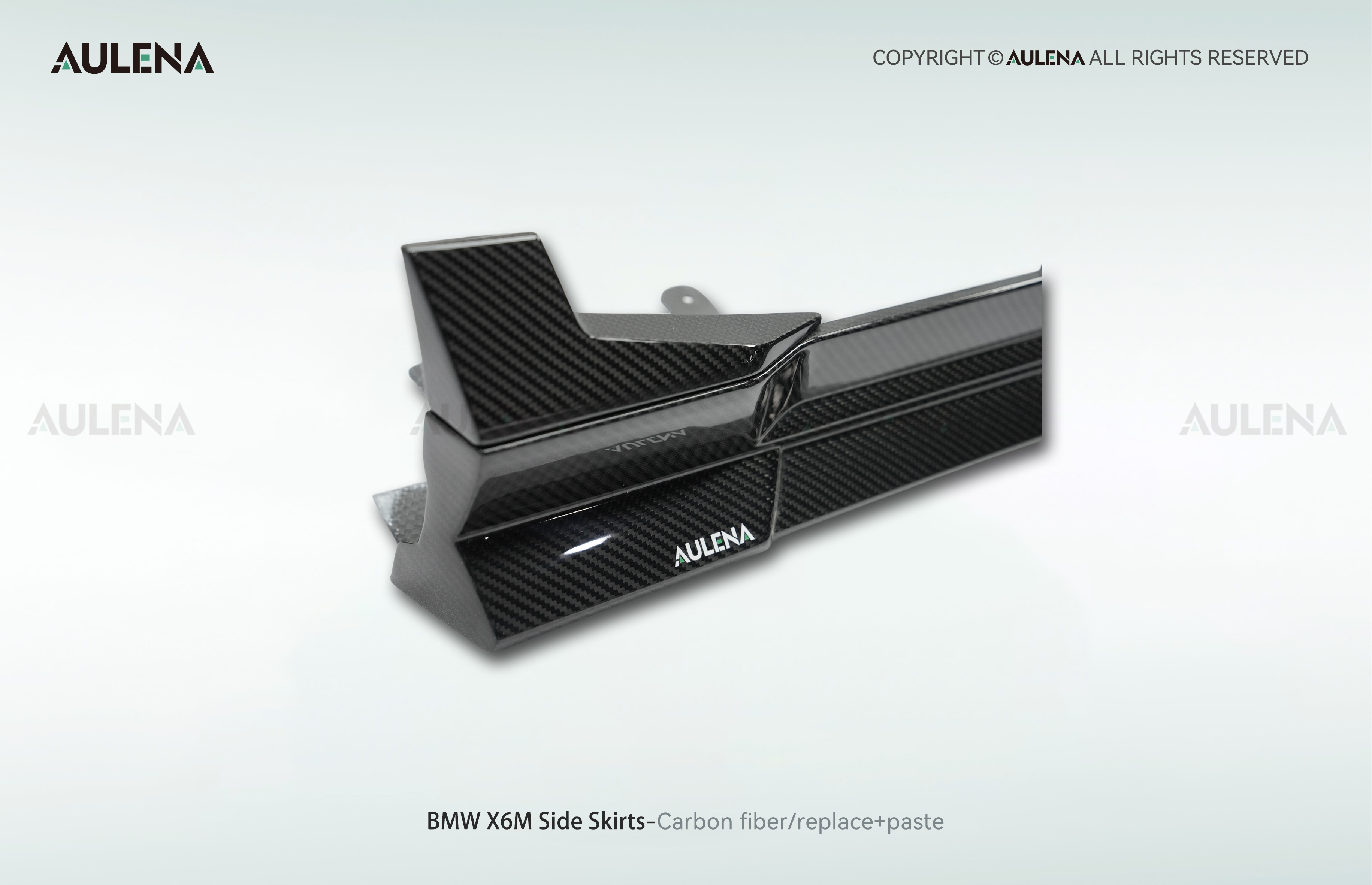 BMW X6M Aulena Design dry carbon performance Side Skirts