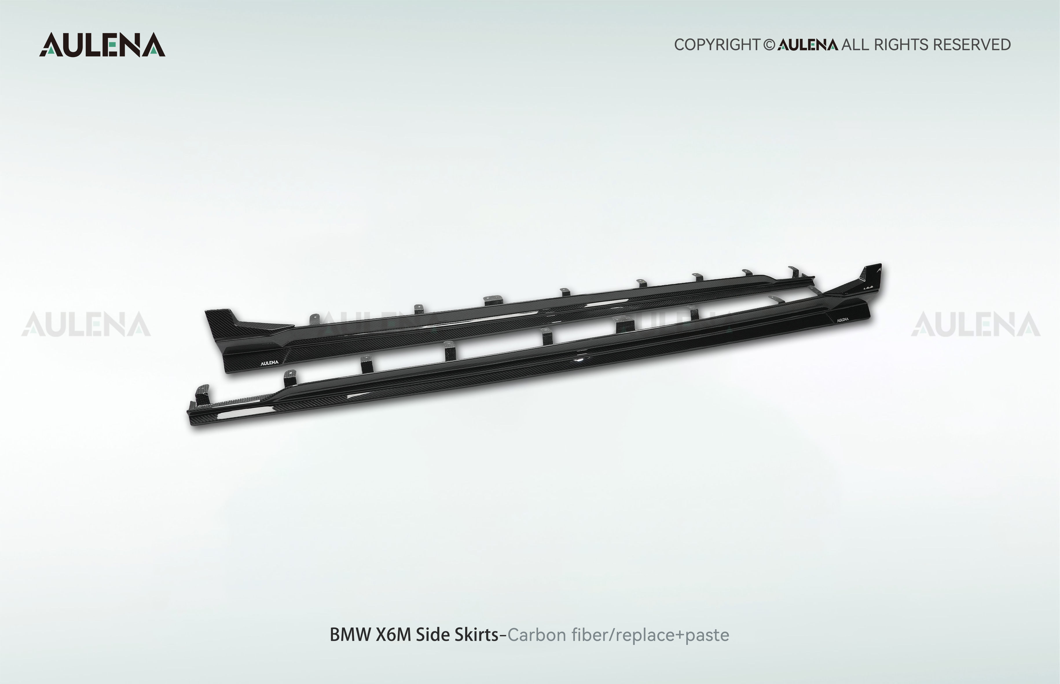 BMW X6M Aulena Design dry carbon performance Side Skirts