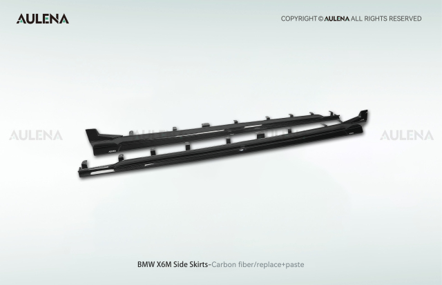 BMW X6M Aulena Design dry carbon performance Side Skirts