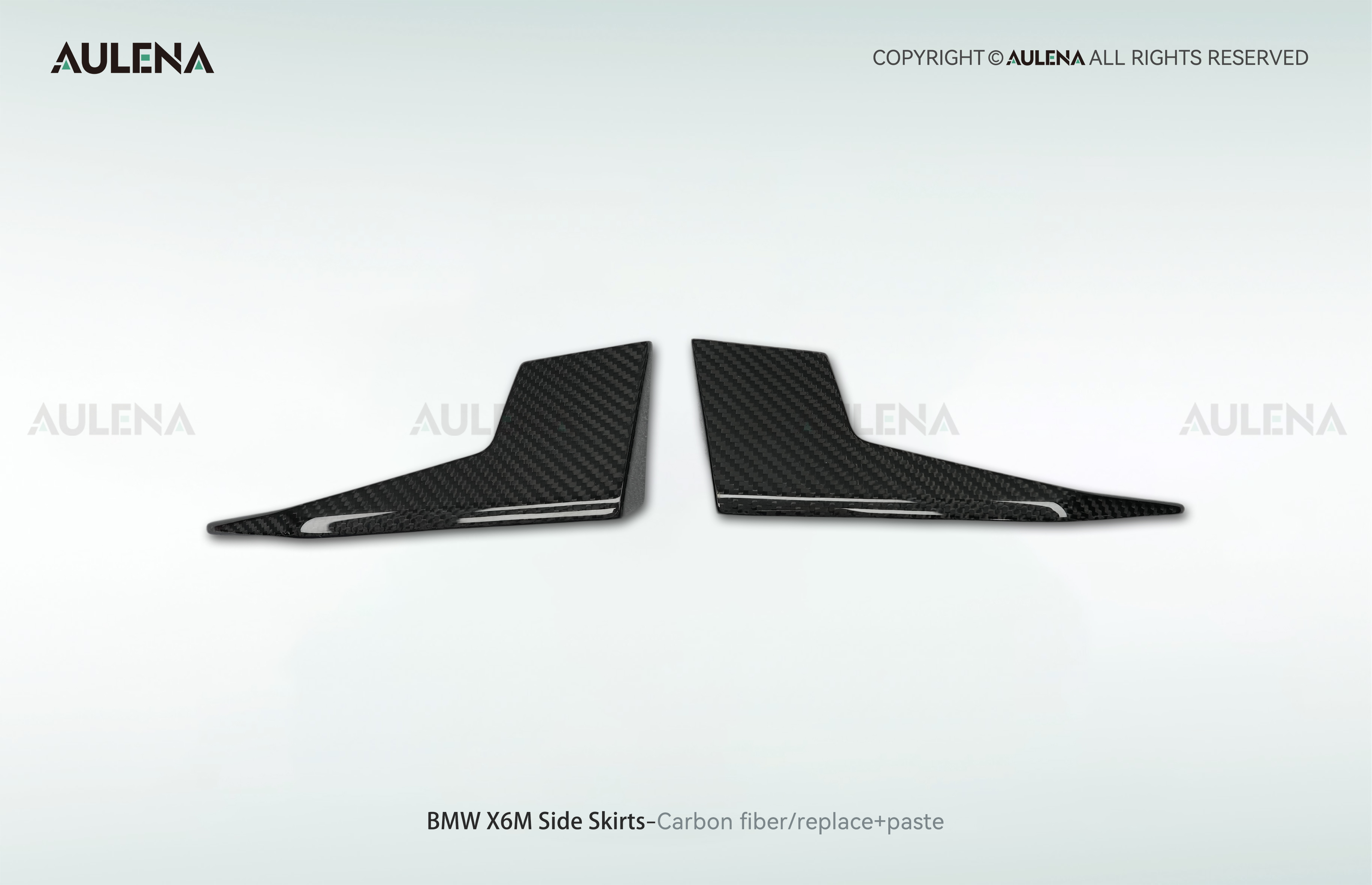 BMW X6M Aulena Design dry carbon performance Side Skirts