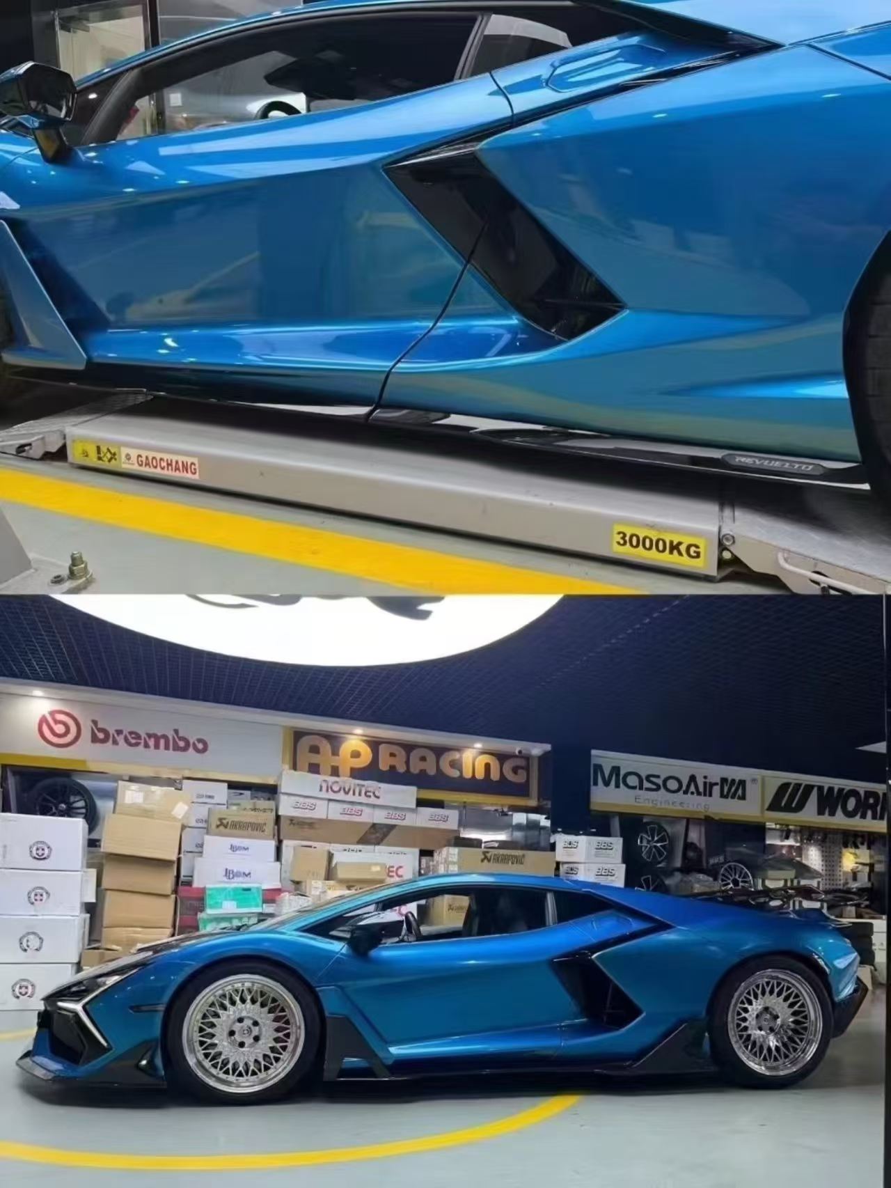 Lamborghini Revuelto Duke carbon fiber side skirts