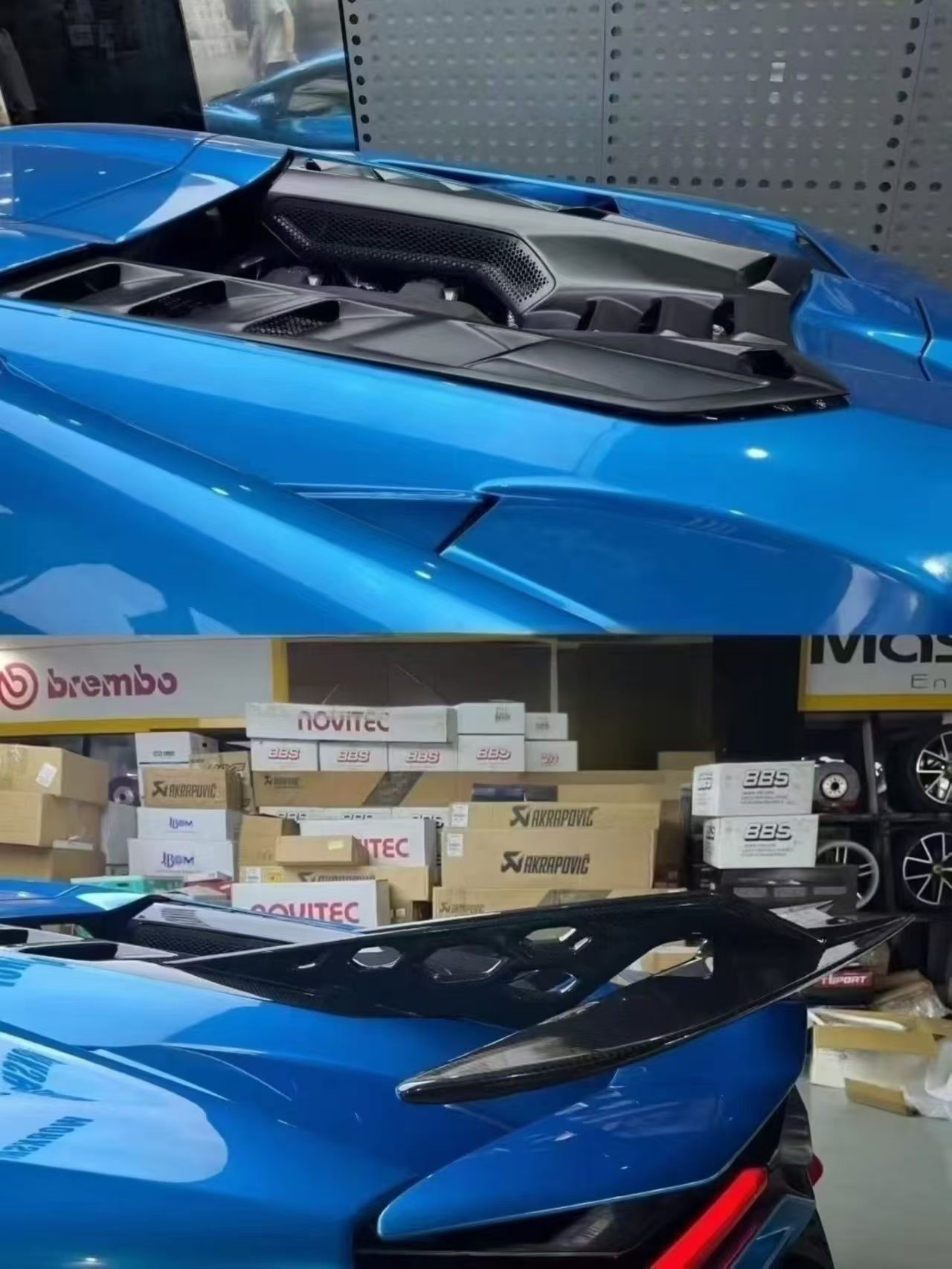Lamborghini Revuelto Duke large dry carbon rear wing