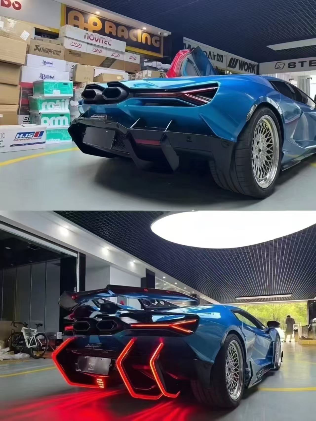 Lamborghini Revuelto complete Duke dry carbon body kit