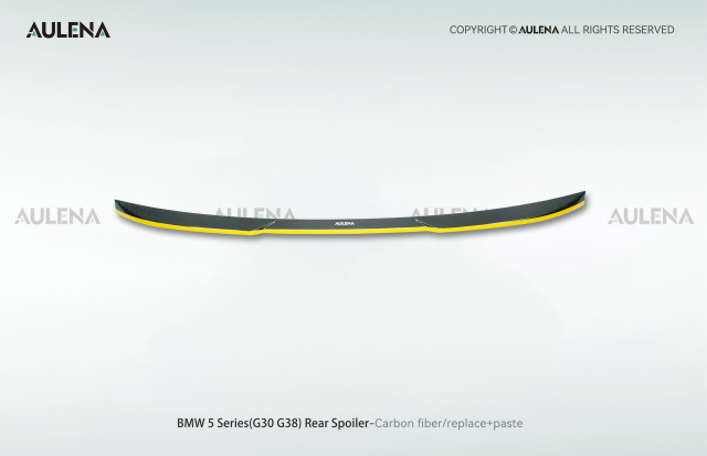 BMW 5 Series(G30/G38) Aulena Design dry carbon performance Rear Spoiler
