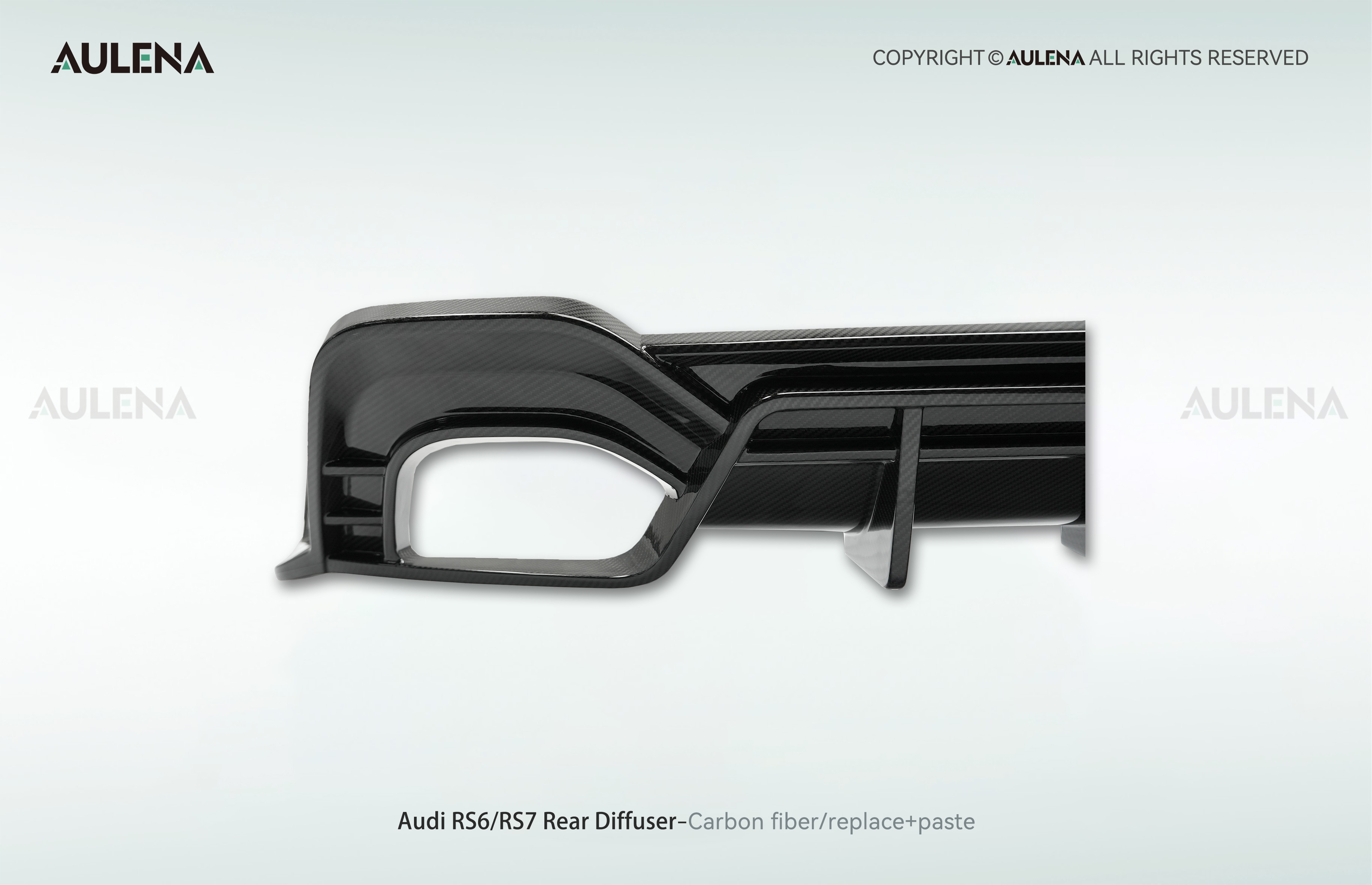 Audi RS6 Aulena Design dry carbon performance Rear Diffuser