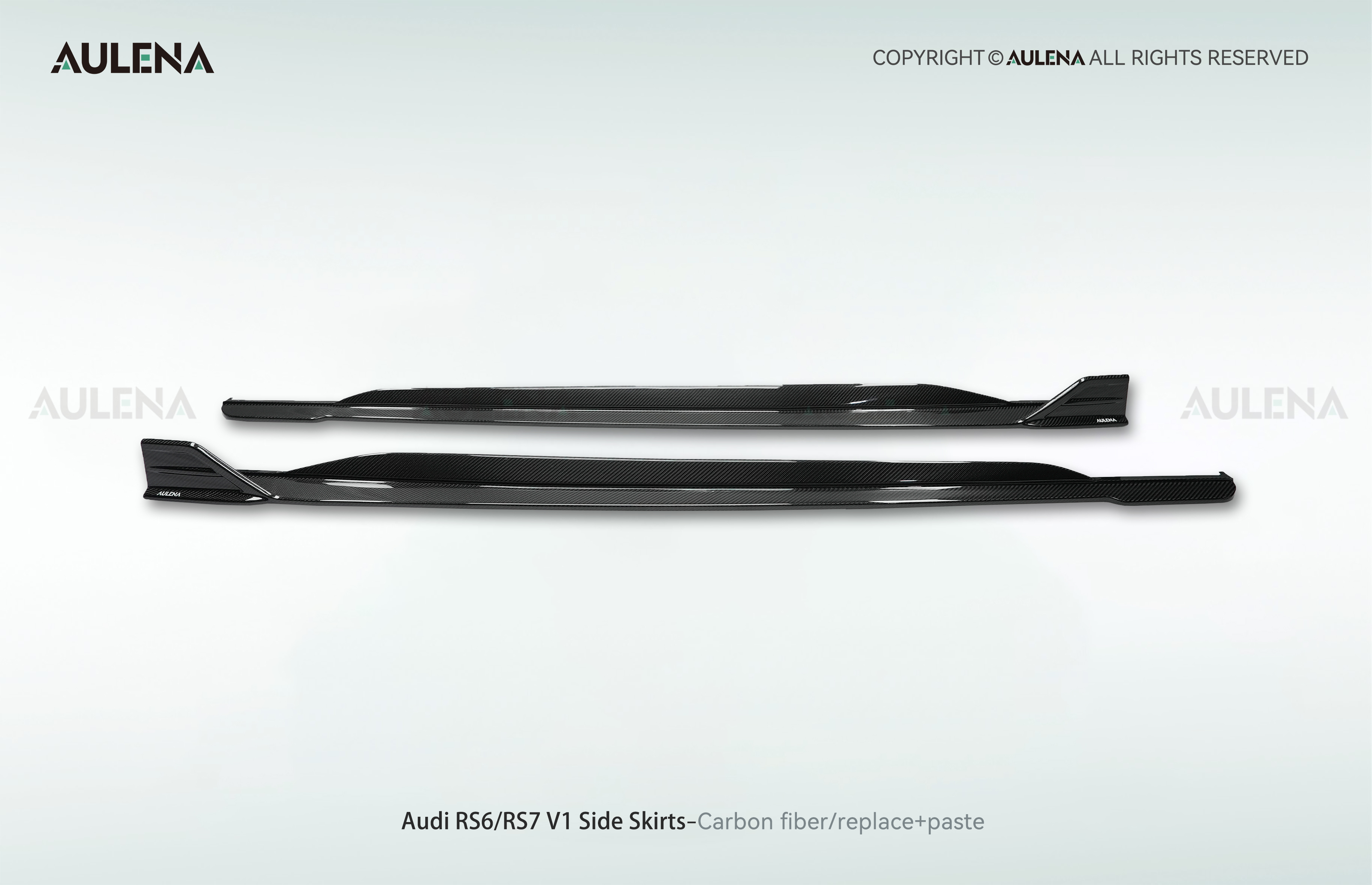 Audi RS6 Aulena Design dry carbon performance Side Skirts V1