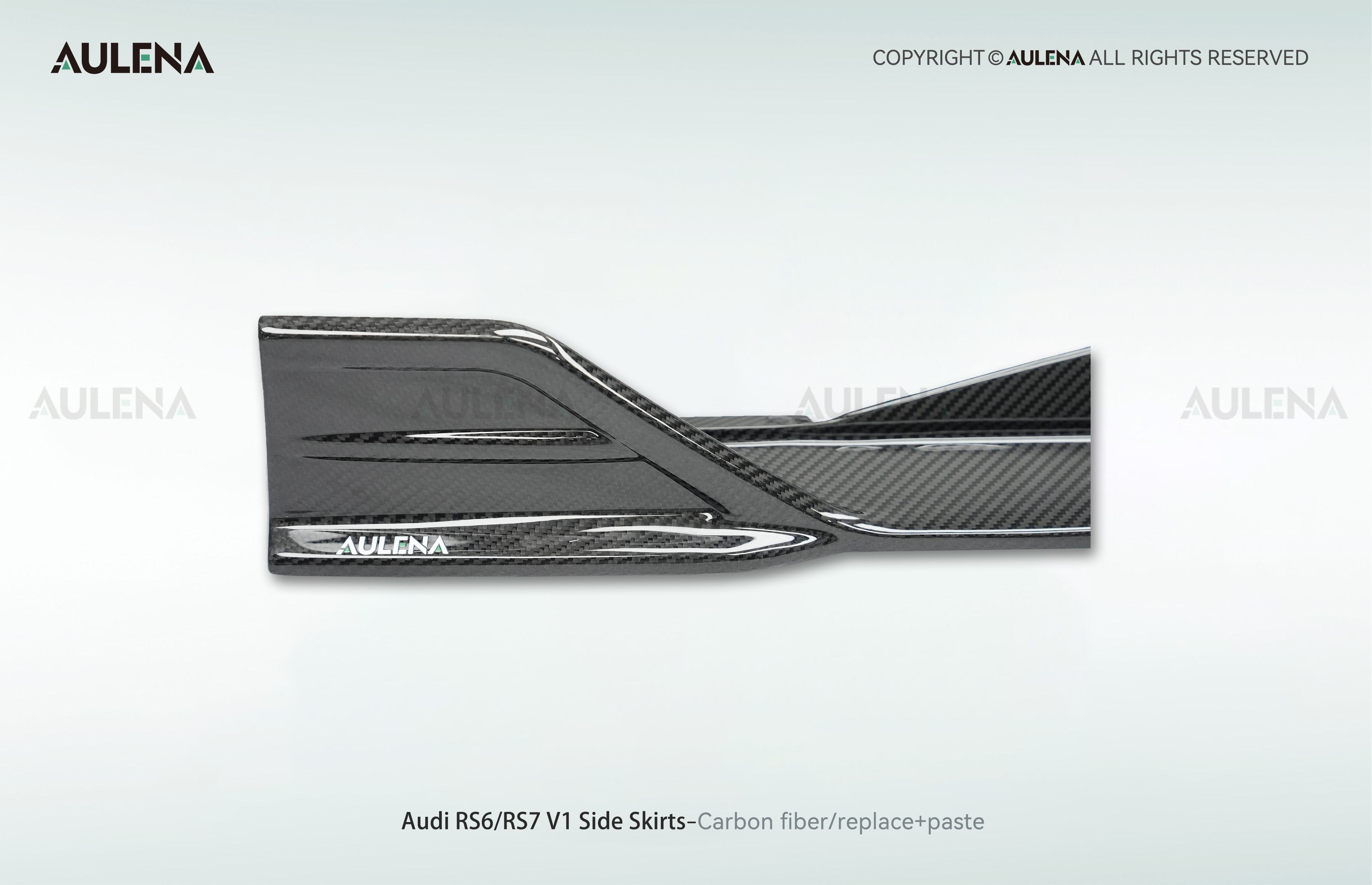 Audi RS6 Aulena Design dry carbon performance Side Skirts V1
