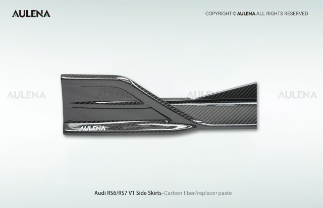 Audi RS6 Aulena Design dry carbon performance Side Skirts V1