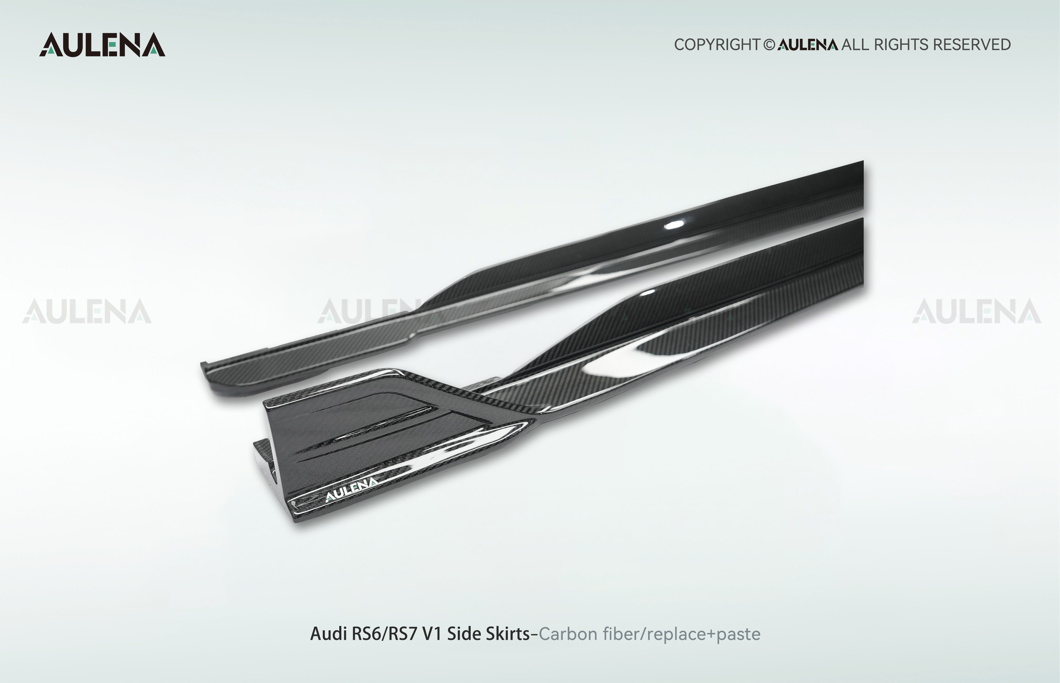 Audi RS6 Aulena Design dry carbon performance Side Skirts V1