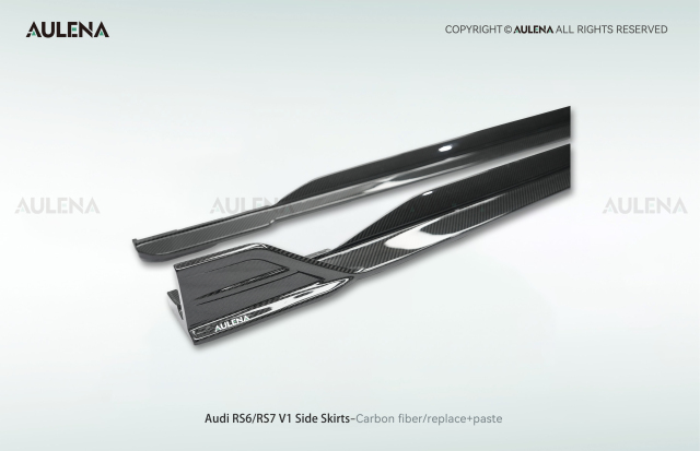 Audi RS6 Aulena Design dry carbon performance Side Skirts V1