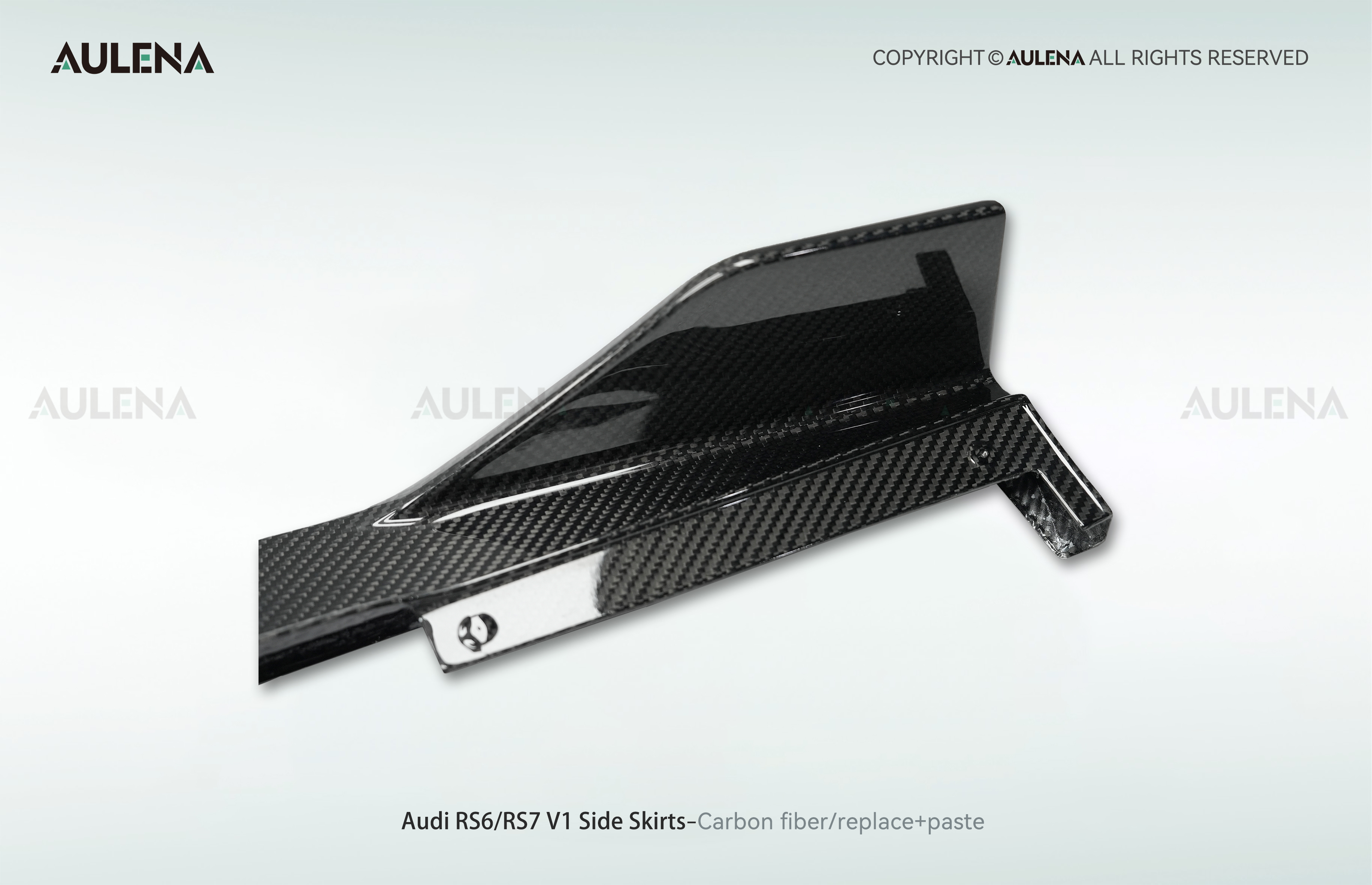 Audi RS6 Aulena Design dry carbon performance Side Skirts V1