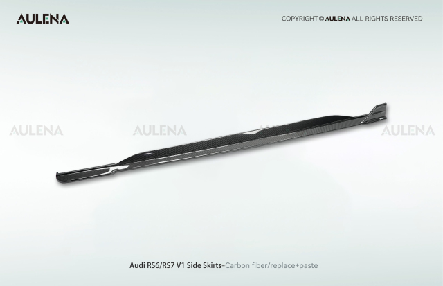 Audi RS6 Aulena Design dry carbon performance Side Skirts V1