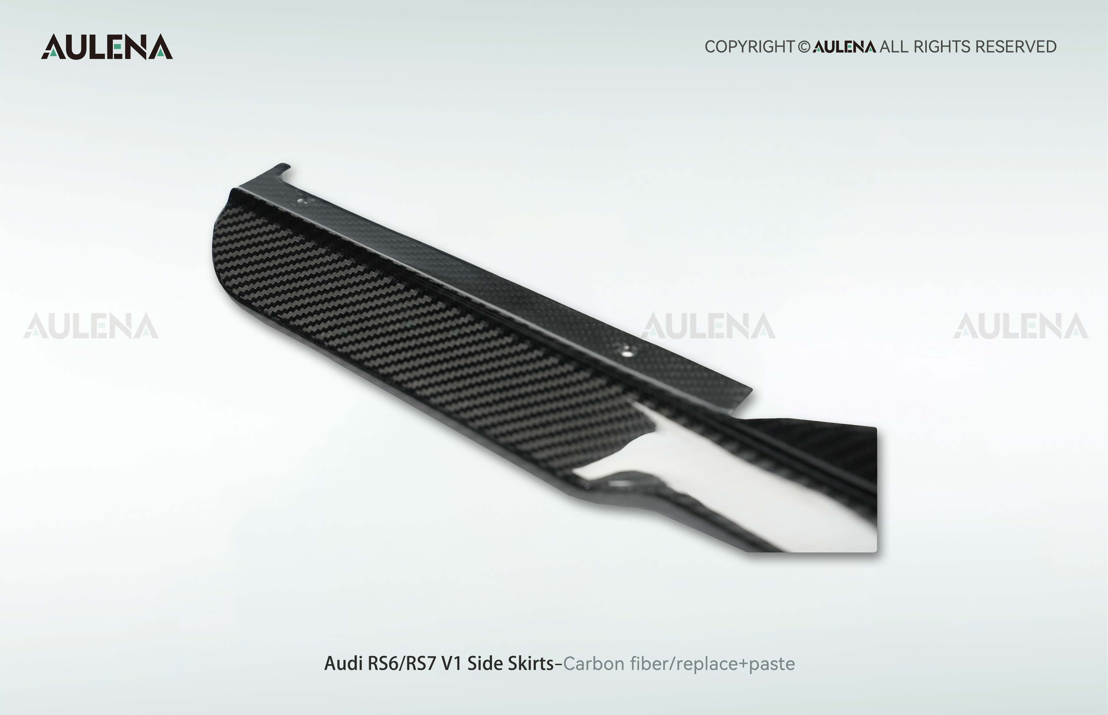 Audi RS6 Aulena Design dry carbon performance Side Skirts V1
