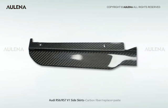 Audi RS6 Aulena Design dry carbon performance Side Skirts V1