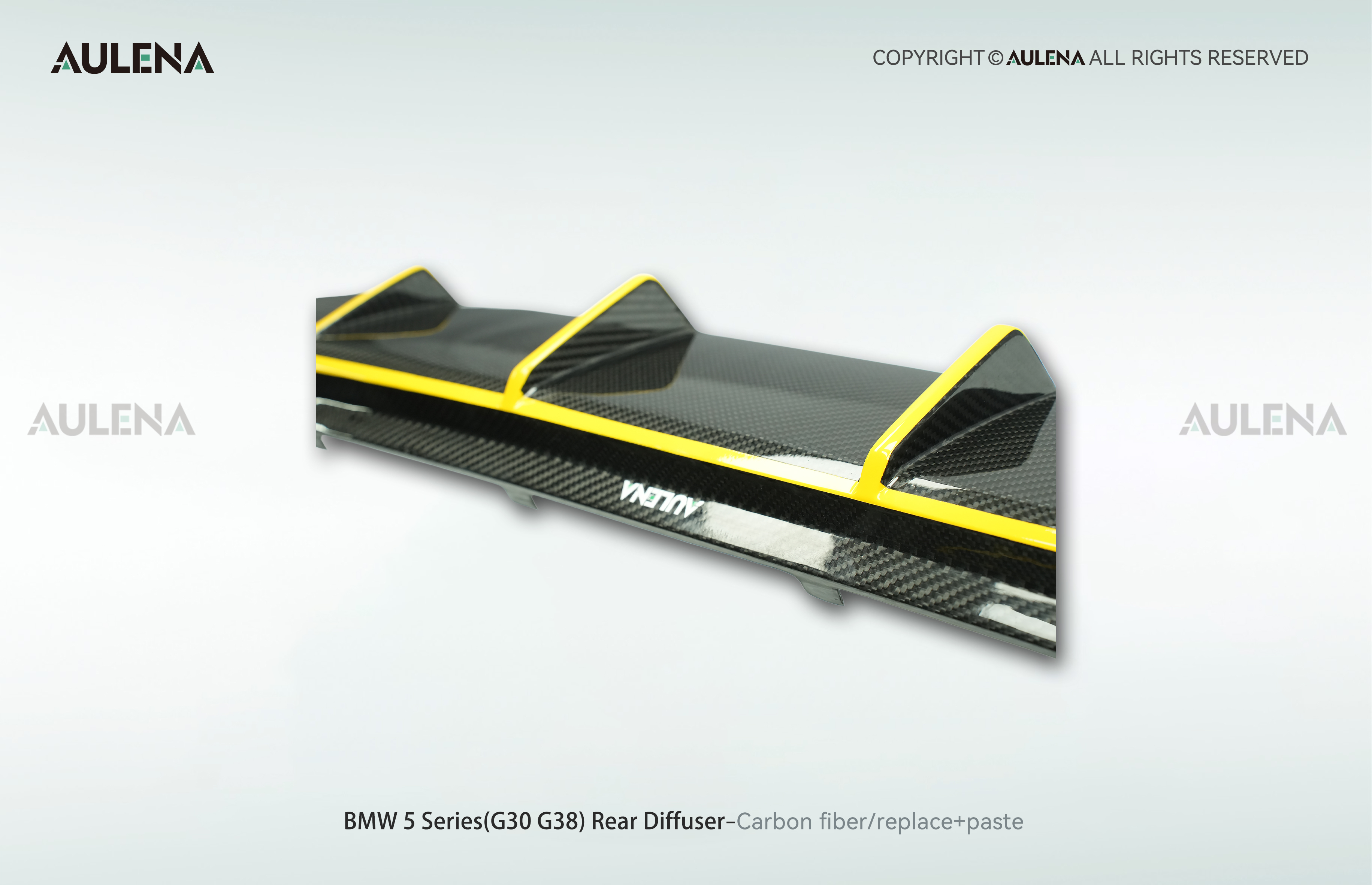 BMW 5 Series(G30/G38) Aulena Design dry carbon performance Rear Diffuser