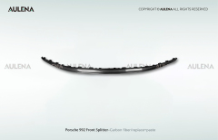 Porsche 911(992) Aulena Design dry carbon performance Front Splitter