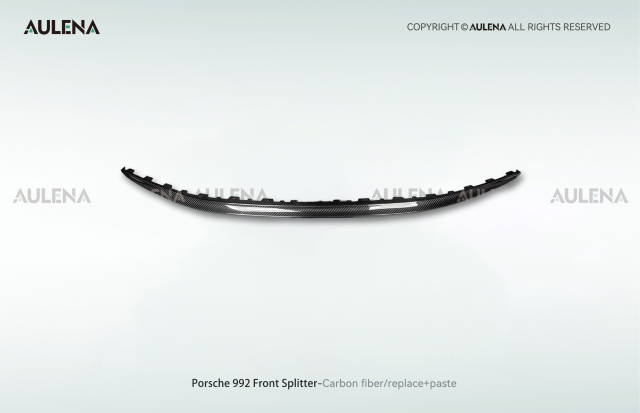 Porsche 911(992) Aulena Design dry carbon performance Front Splitter