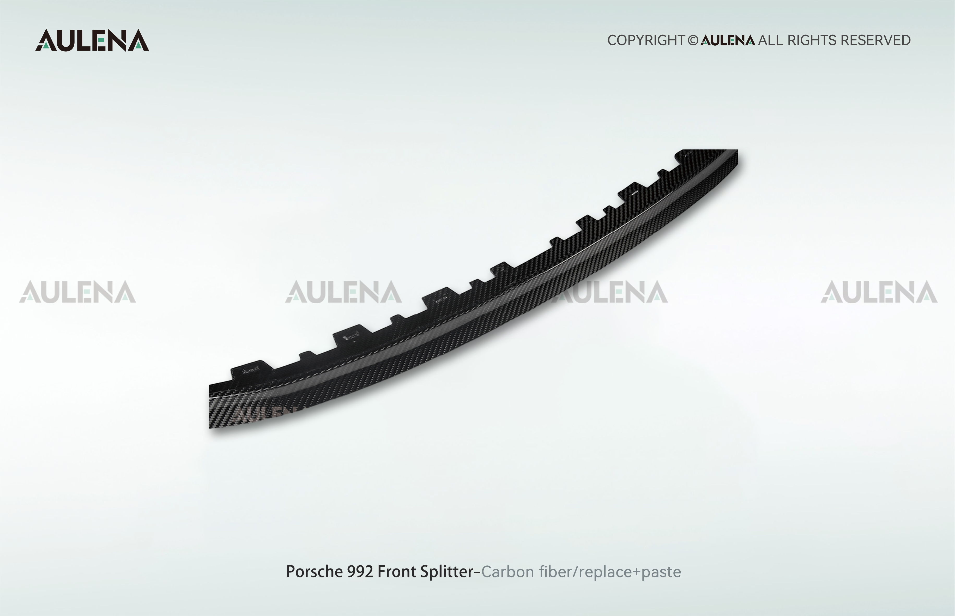 Porsche 911(992) Aulena Design dry carbon performance Front Splitter