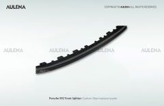 Porsche 911(992) Aulena Design dry carbon performance Front Splitter