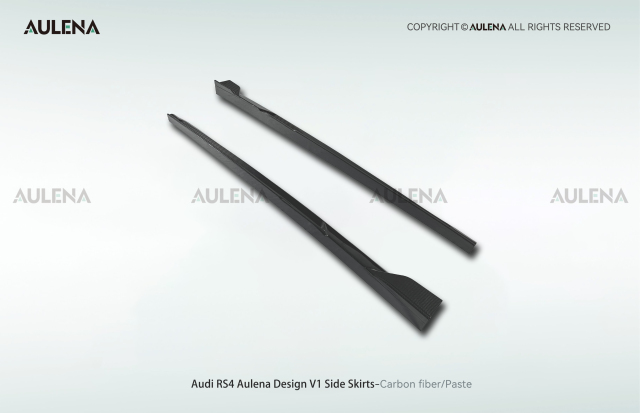 Audi RS4 Aulena Design dry carbon performance Side Skirts V1