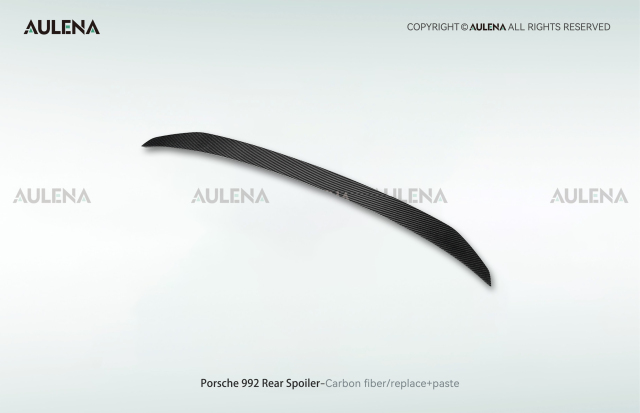 Porsche 911(992) Aulena Design dry carbon performance Rear Spoiler