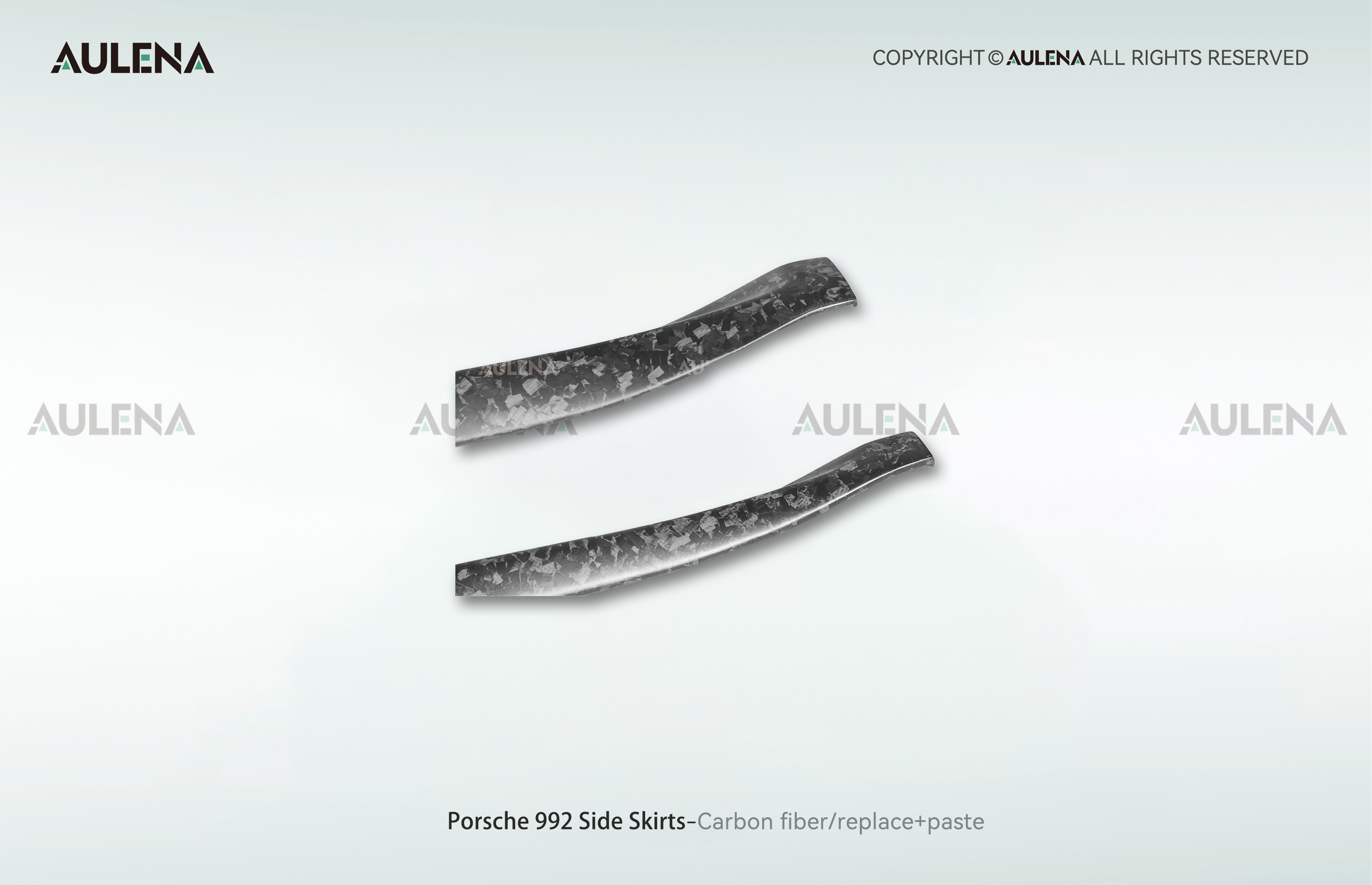 Porsche 911(992) Aulena Design dry carbon performance Side Skirts