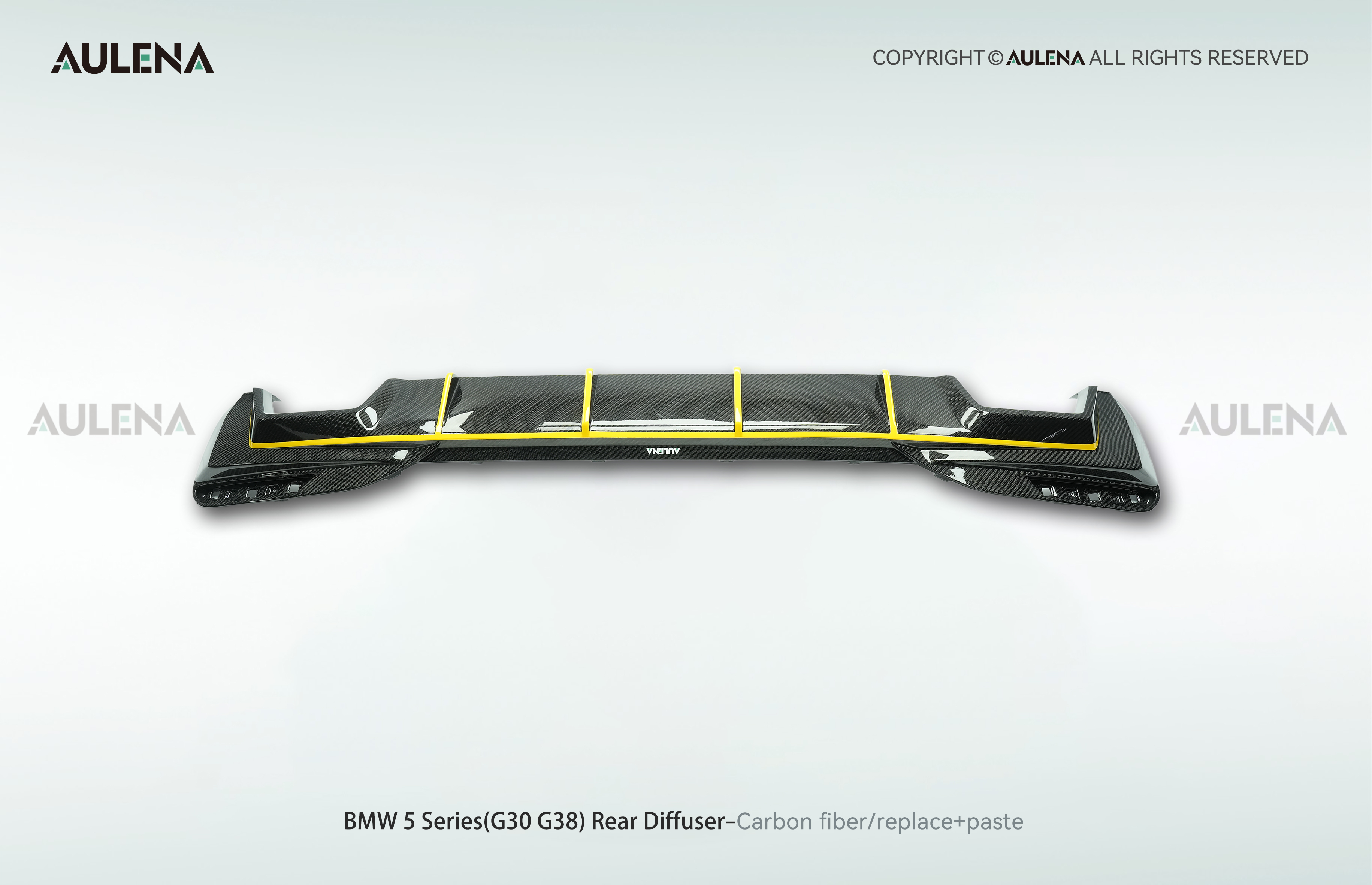 BMW 5 Series(G30/G38) Aulena Design dry carbon performance Rear Diffuser
