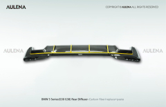 BMW 5 Series(G30/G38) Aulena Design dry carbon performance Rear Diffuser