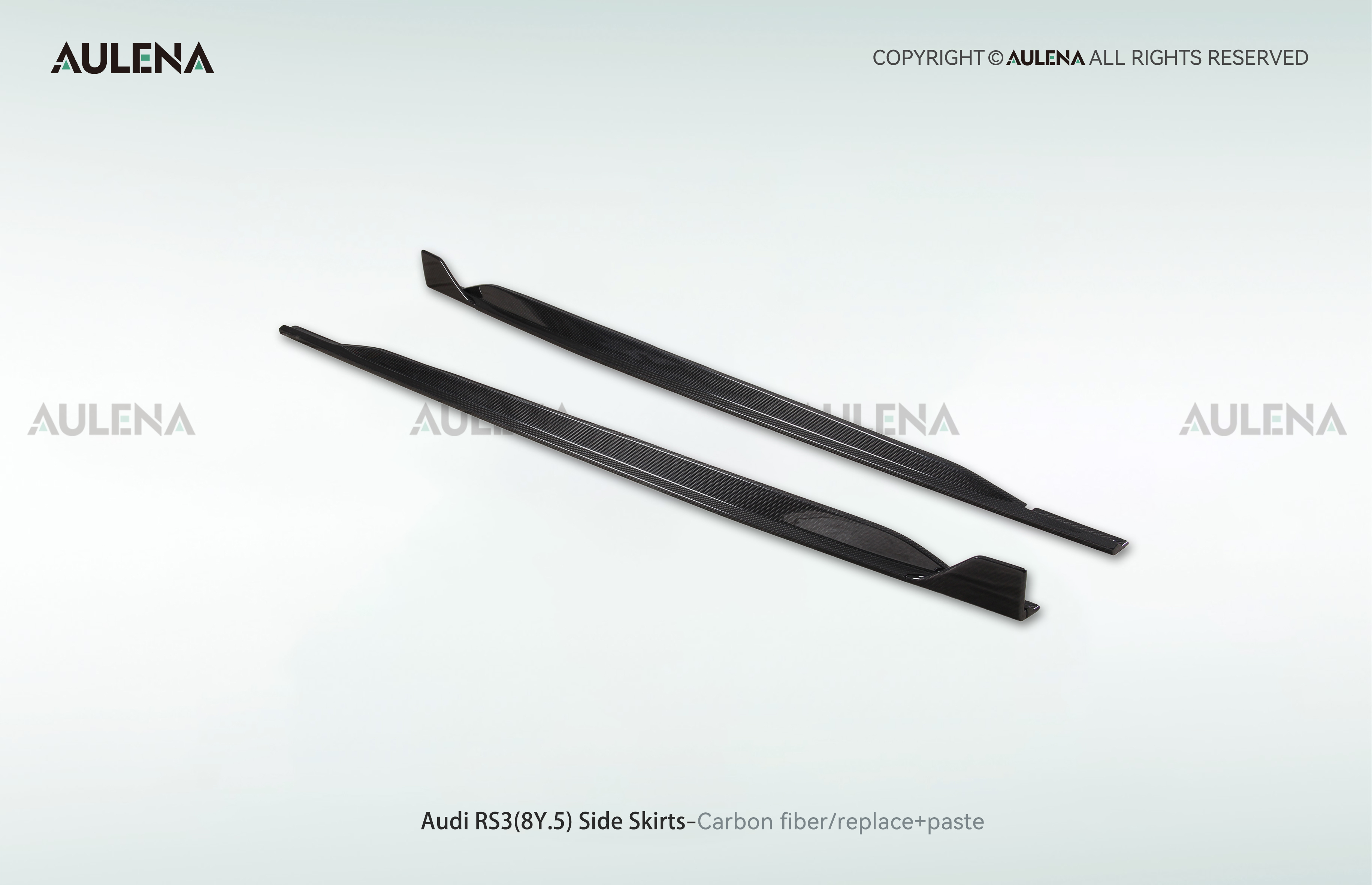 Audi RS3(8Y.5) Aulena Design dry carbon performance Side Skirts