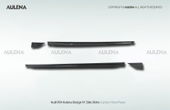 Audi RS4 Aulena Design dry carbon performance Side Skirts V1