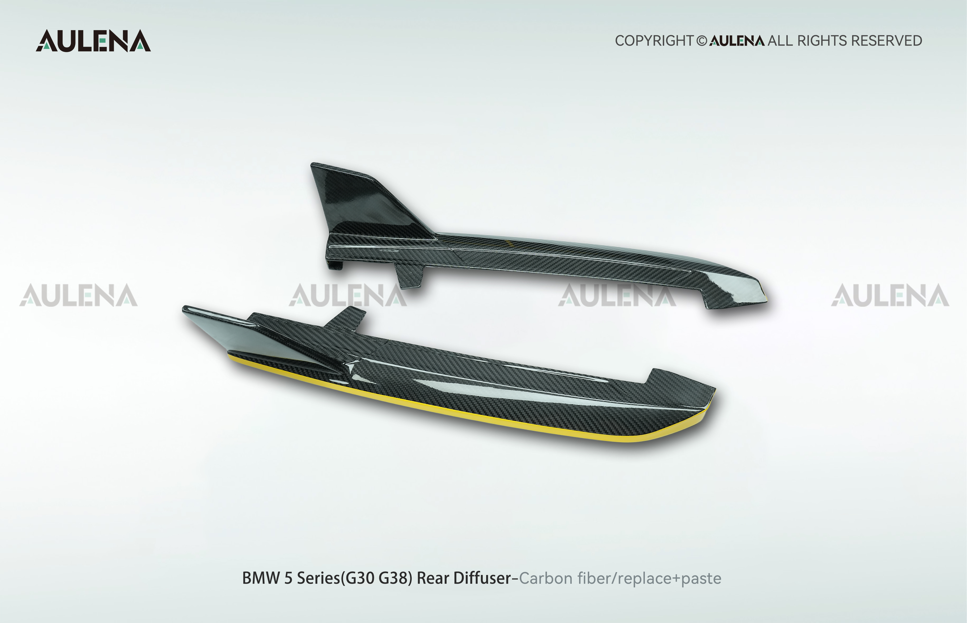 BMW 5 Series(G30/G38) Aulena Design dry carbon performance Rear Diffuser