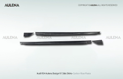 Audi RS4 Aulena Design dry carbon performance Side Skirts V1