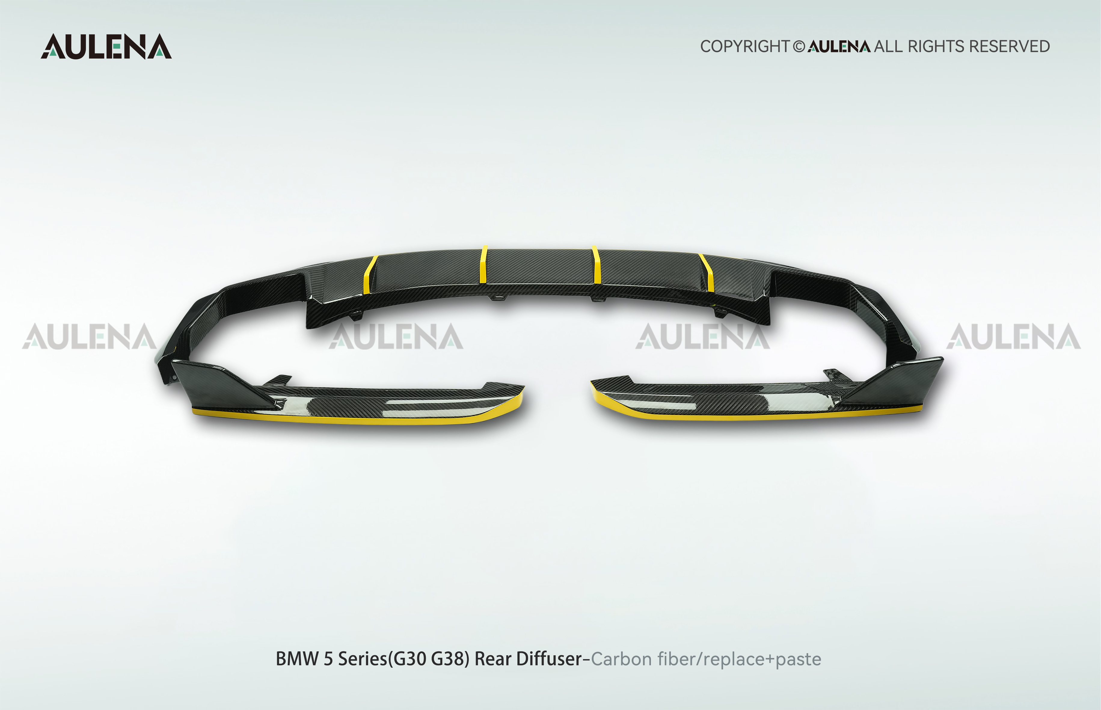 BMW 5 Series(G30/G38) Aulena Design dry carbon performance Rear Diffuser