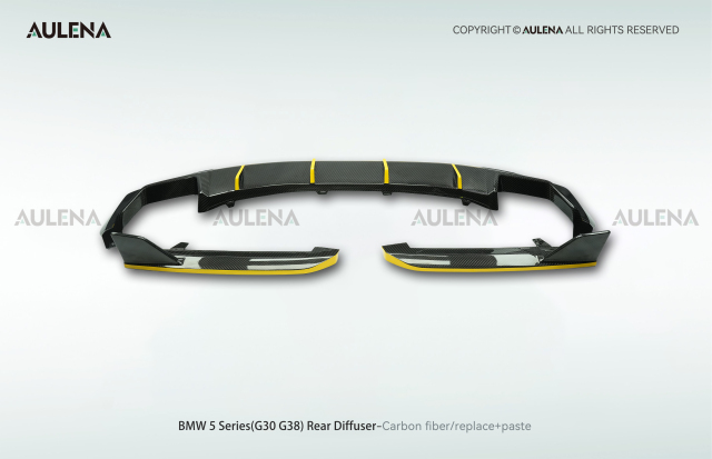 BMW 5 Series(G30/G38) Aulena Design dry carbon performance Rear Diffuser