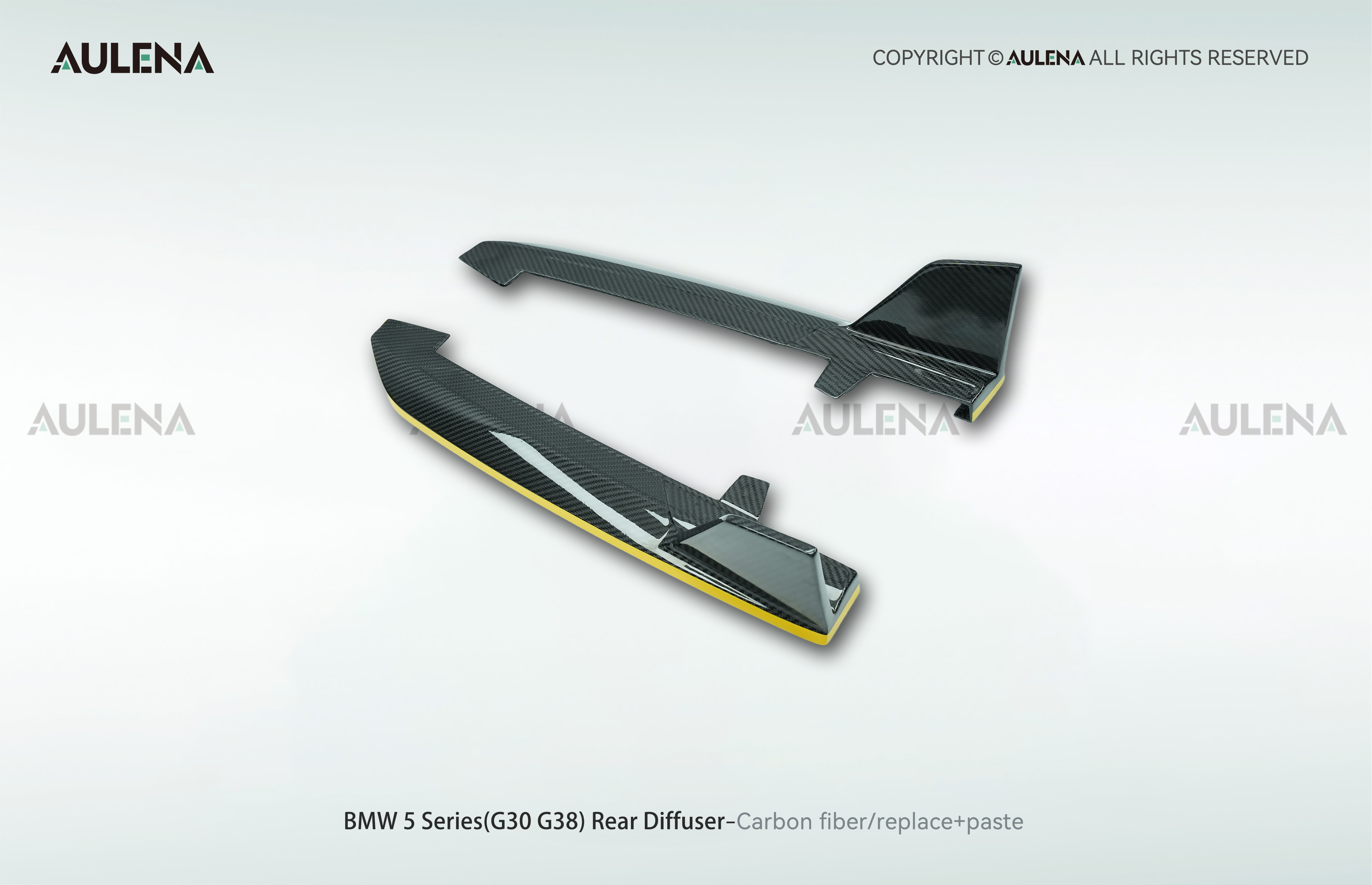 BMW 5 Series(G30/G38) Aulena Design dry carbon performance Rear Diffuser