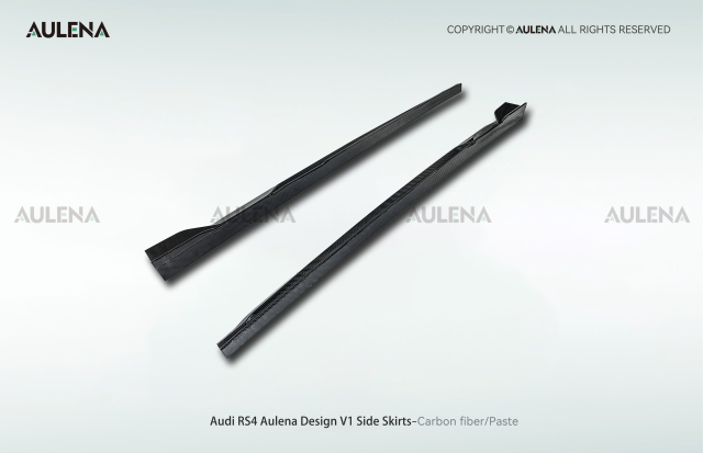 Audi RS4 Aulena Design dry carbon performance Side Skirts V1