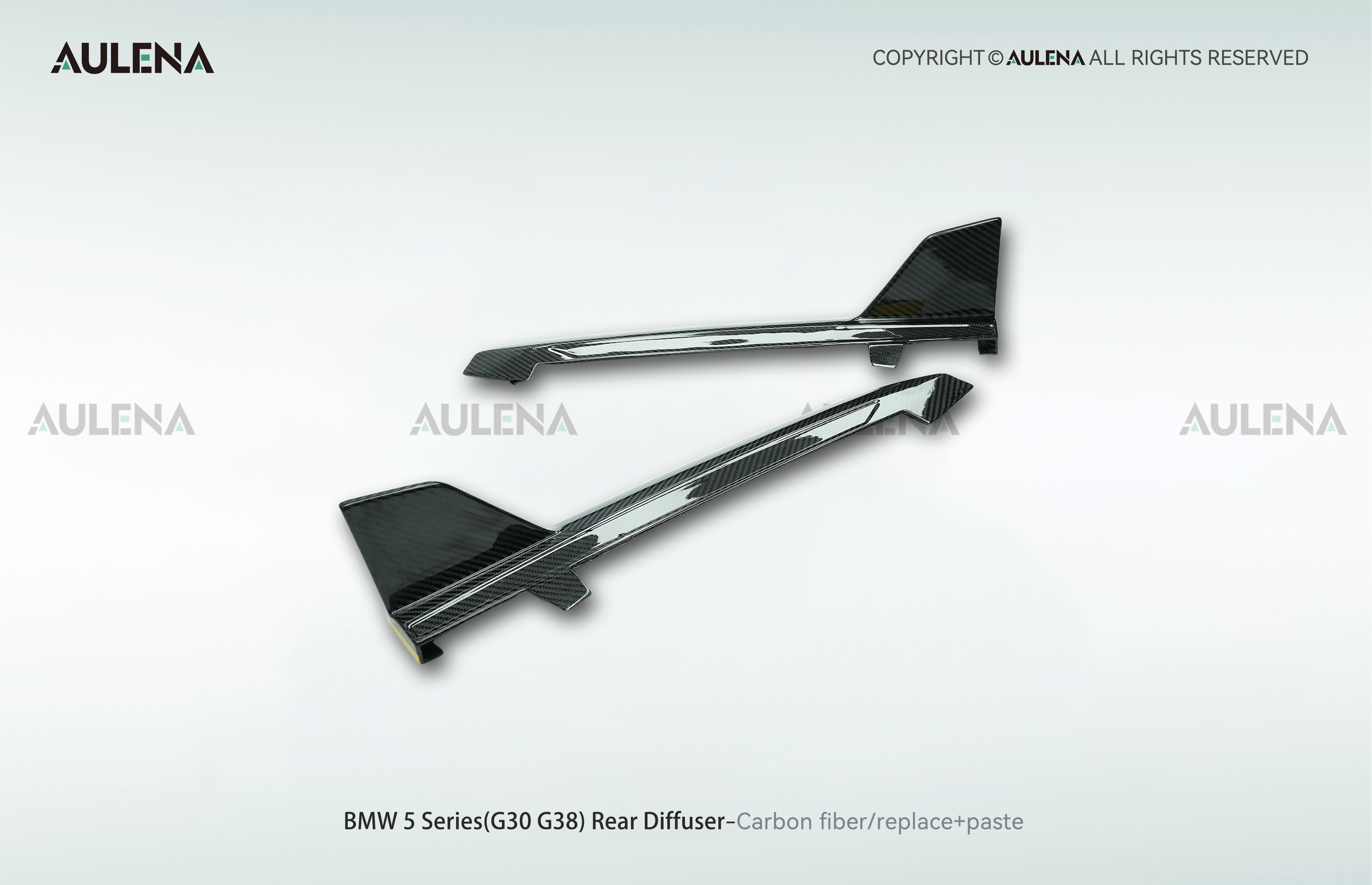 BMW 5 Series(G30/G38) Aulena Design dry carbon performance Rear Diffuser