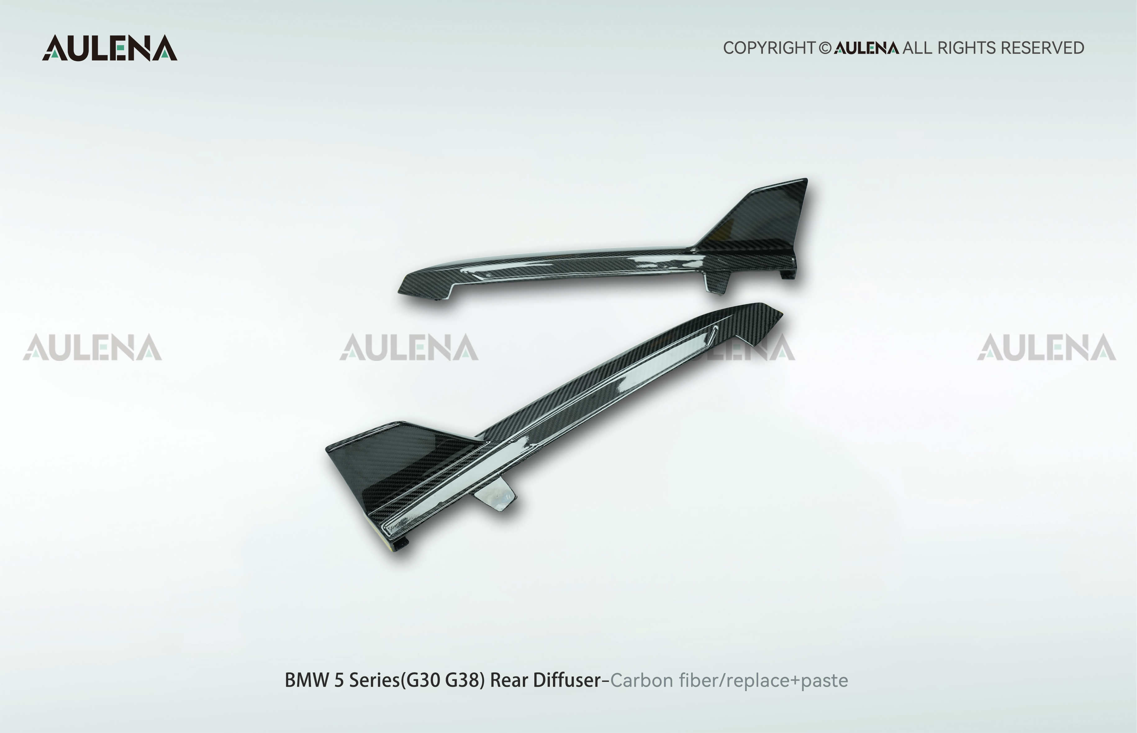 BMW 5 Series(G30/G38) Aulena Design dry carbon performance Rear Diffuser