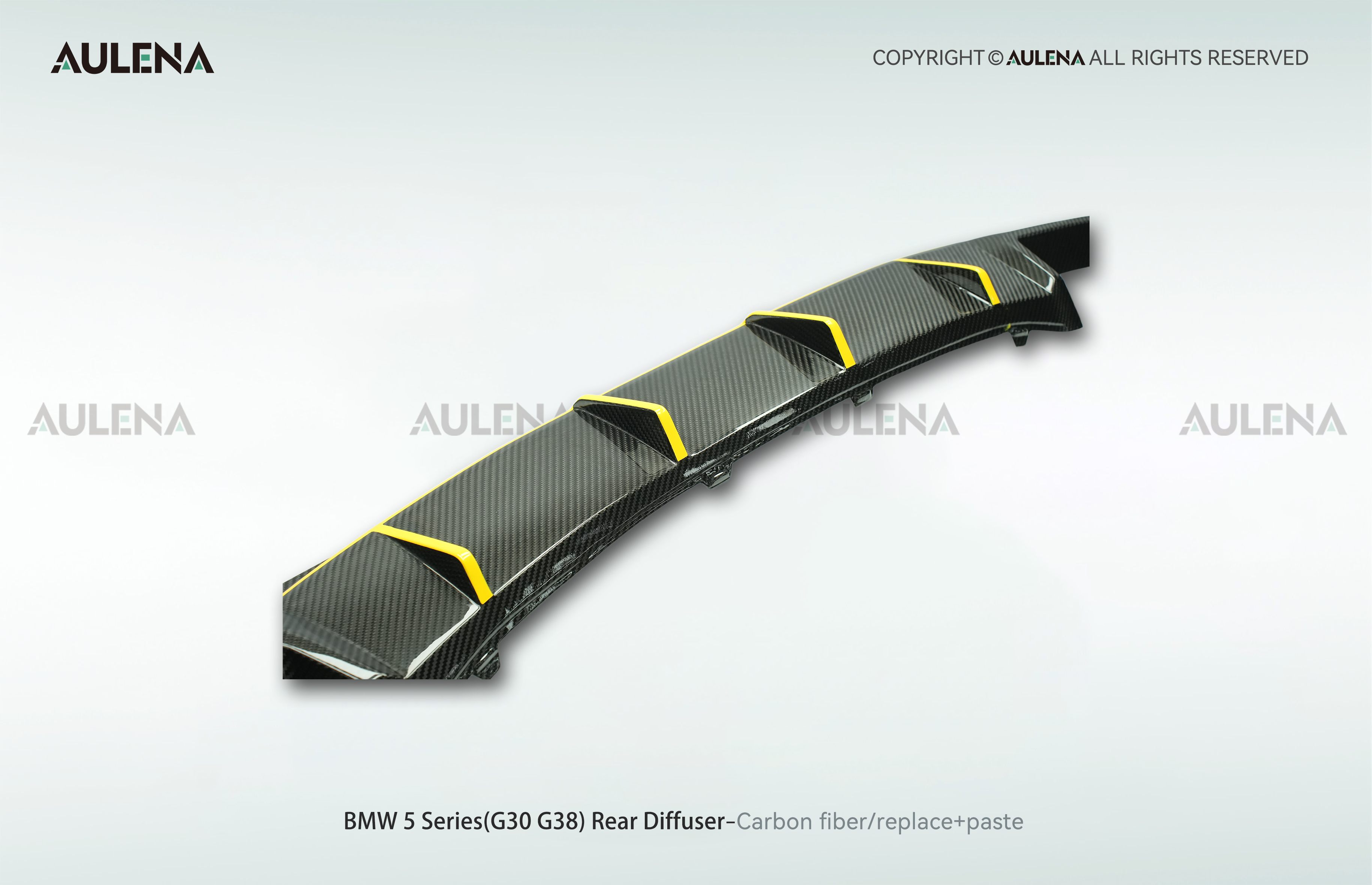 BMW 5 Series(G30/G38) Aulena Design dry carbon performance Rear Diffuser
