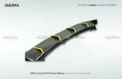BMW 5 Series(G30/G38) Aulena Design dry carbon performance Rear Diffuser