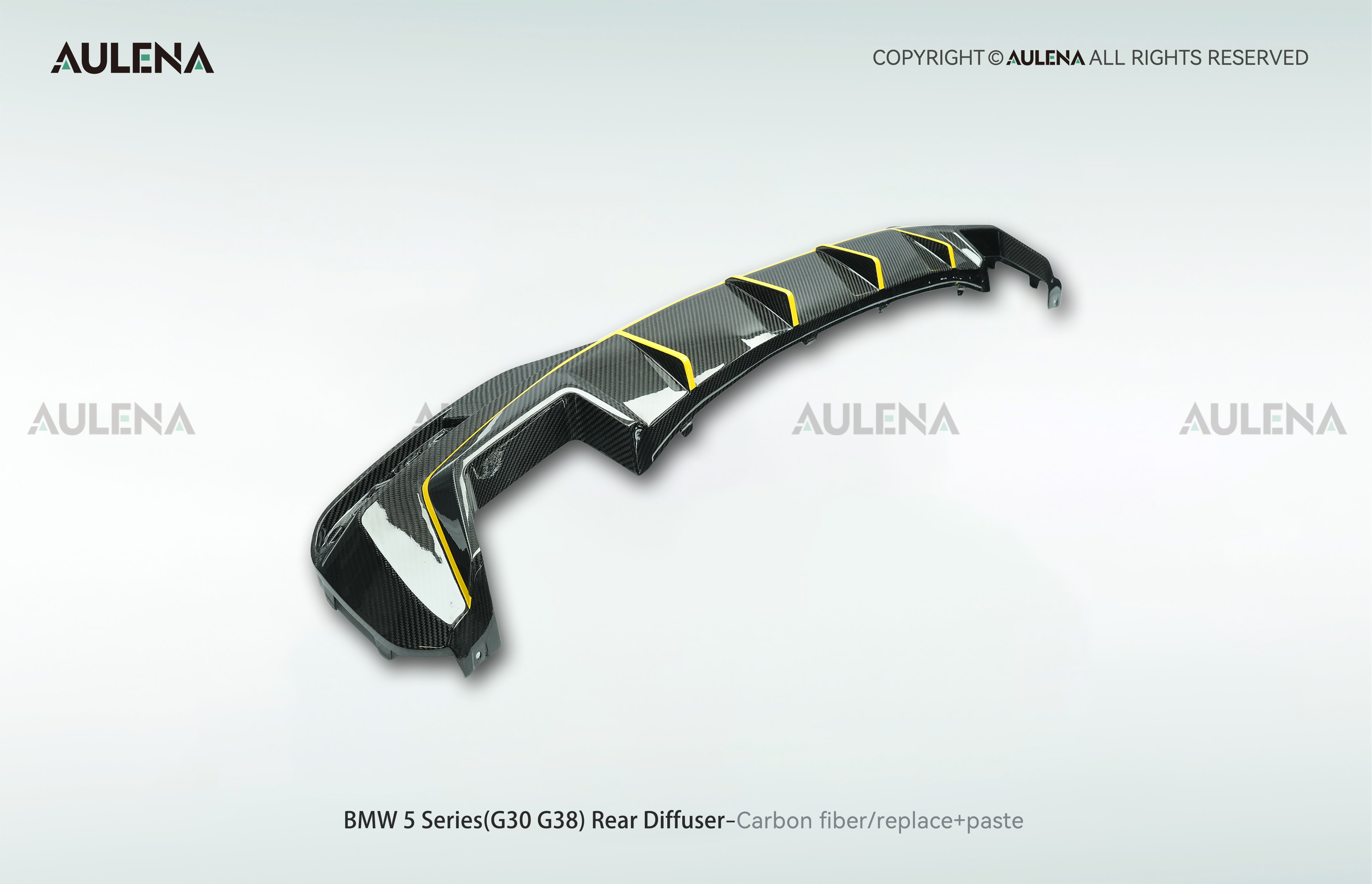 BMW 5 Series(G30/G38) Aulena Design dry carbon performance Rear Diffuser